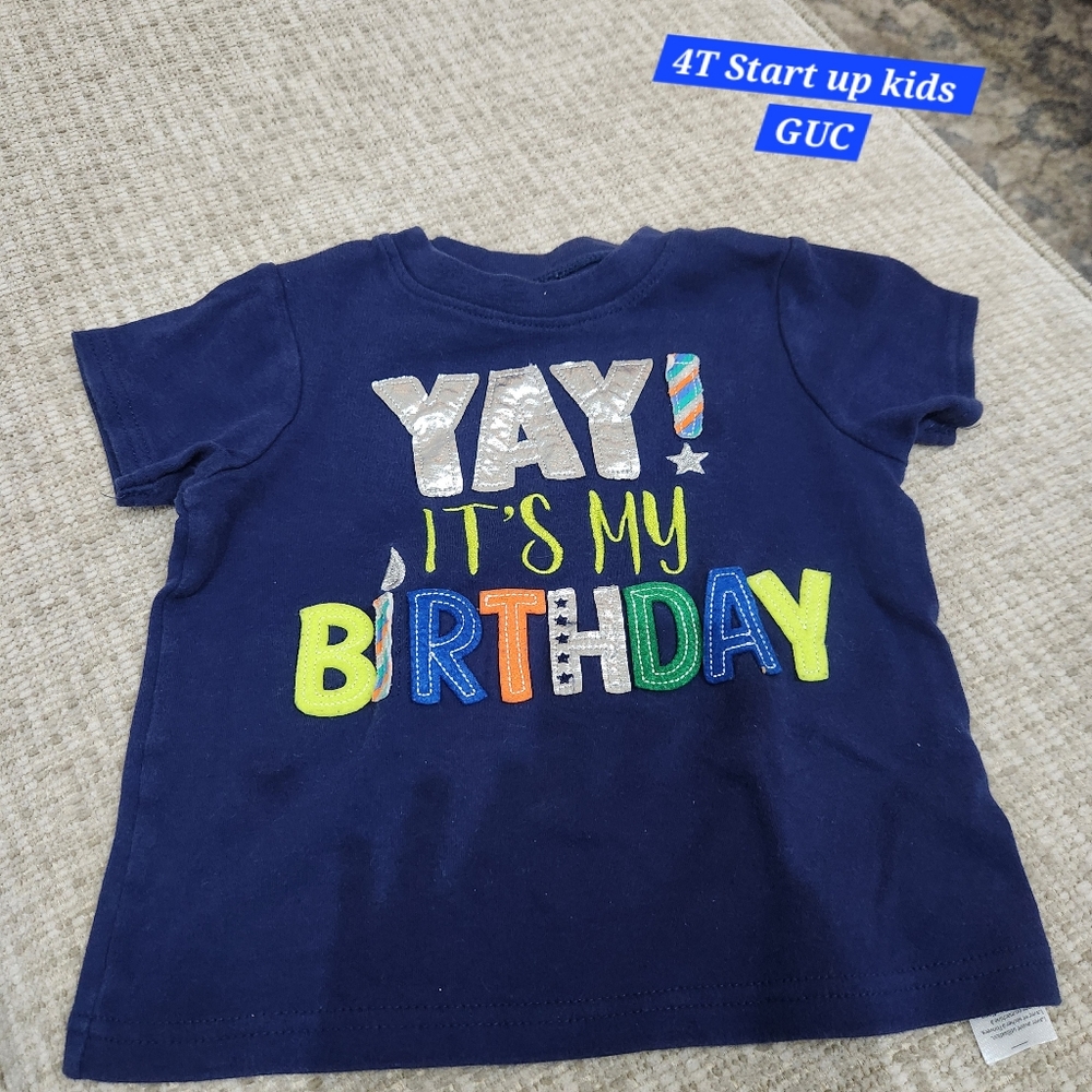 4t birthday shirt